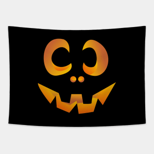 Pumpkin Funny Smile Halloween Costume Tapestry