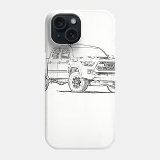 Tacoma TRD Pro Sketch Phone Case