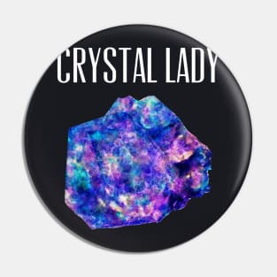 Crystal lady Pin