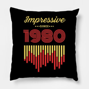 Impressive Since 1980 vintage retro Pillow