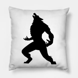 Werewolf Silhouette Pillow