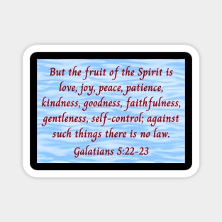 Bible Verse Galatians 5:22-23 Magnet