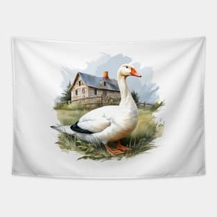 White Goose Tapestry