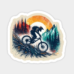 Mountain Biking Magnet