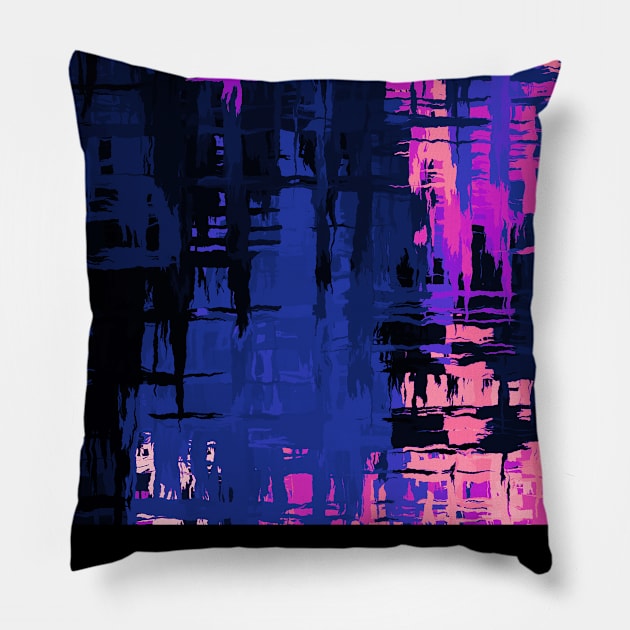 Genderfluid Pride Rough Crisscross Paint Pillow by VernenInk