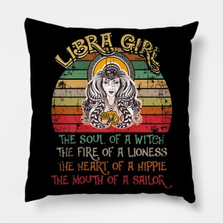 Libra Girl Birthday Queen Born September 23 October 22 Pillow