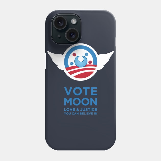 Vote Moon Phone Case by RachaelMakesShirts