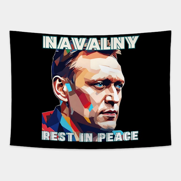 Alexei Navalny Tapestry by Charlie Dion