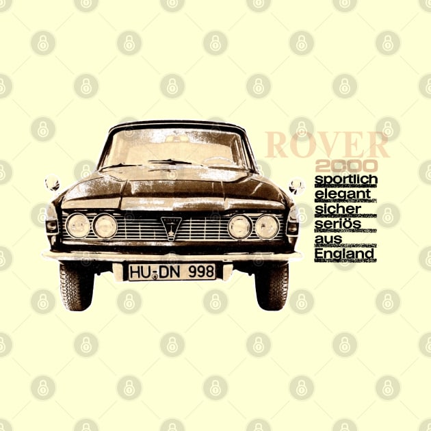 ROVER P6 2000 - German advert by Throwback Motors