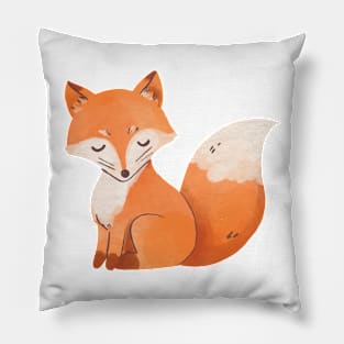 Resting Fox Pillow