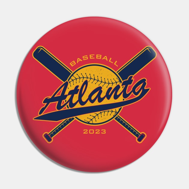 Atlanta Braves Logo Pin