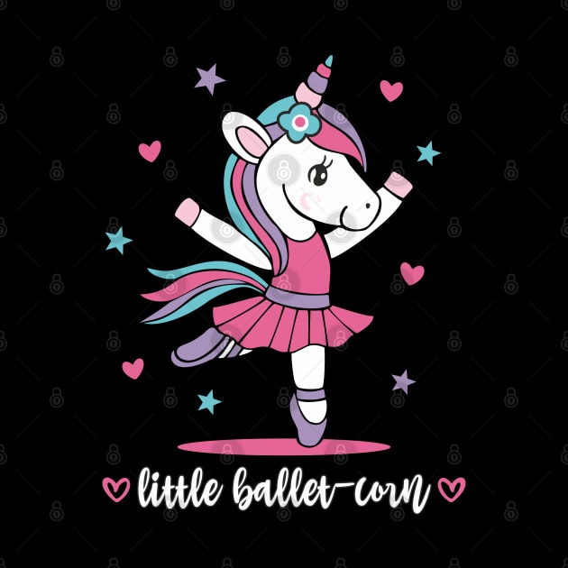 Ballerina Unicorn Ballerina "little ballet-corn" by FloraLi