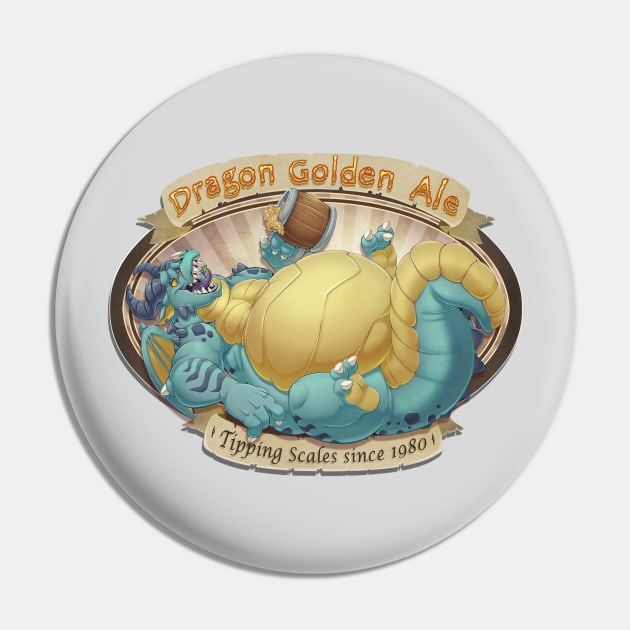 Dragon Ale (BLUE) Pin by Teaselbone