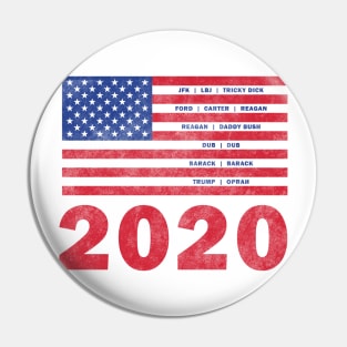 2020 We Have a Winner...Oprah Winfrey (Distressed) Pin