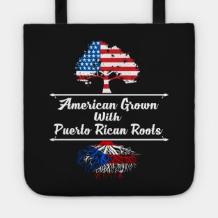 American grown with Puerto Rican Roots Tote