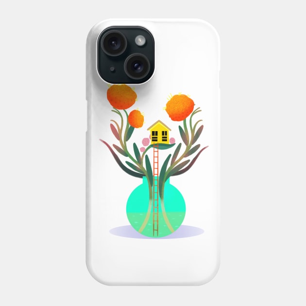 Surreal house Phone Case by Mjdaluz