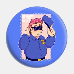 Officer Buttbaby Pin