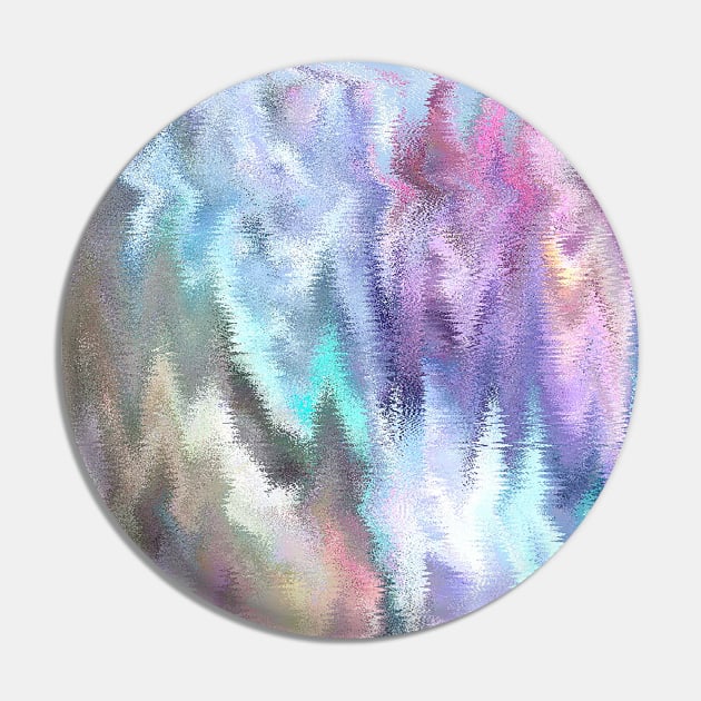 Vibrating Glitch Pastels Pin by BlakCircleGirl