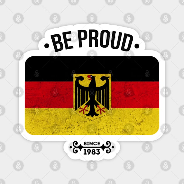 GERMANY flag Magnet by CreativeShirt