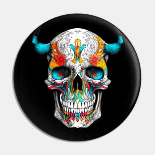 Demon skull Pin