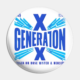 Generation X 1965 1980 Pin