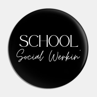 School Social Worker Appreciation Gift Pin