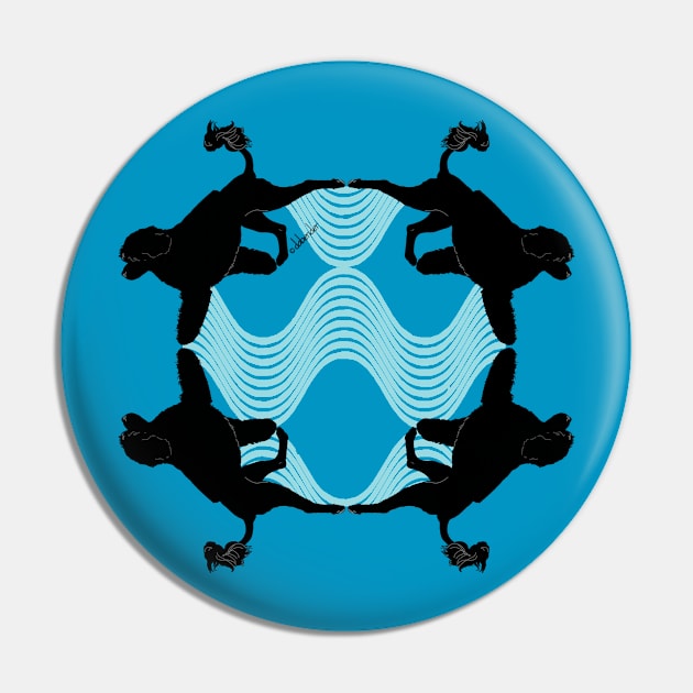 Trotting Lion Waves Pin by avondalealley