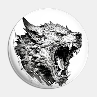 Wolf And Man Pin