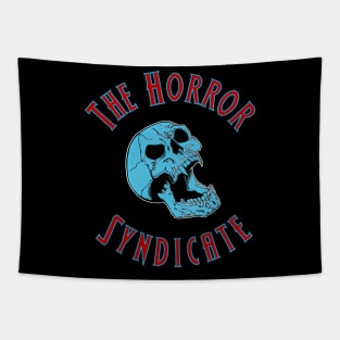 The Horror Syndicate Blue Logo Tapestry