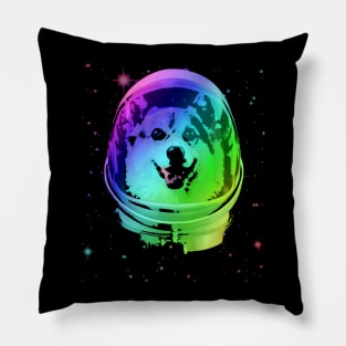 Corgi Astronaut In Outer Space Pillow