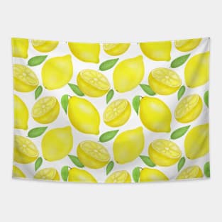 Sicilian Lemons pattern Tapestry