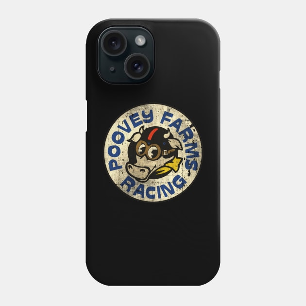 Vintage Poovey Farms Racing Phone Case by Niko Neon