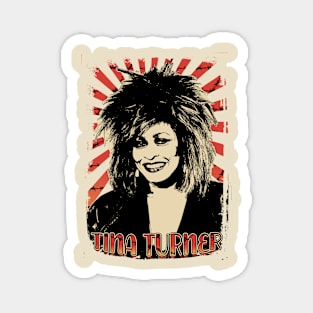 Tina Turner  Retro Vintage Aesthetic Magnet