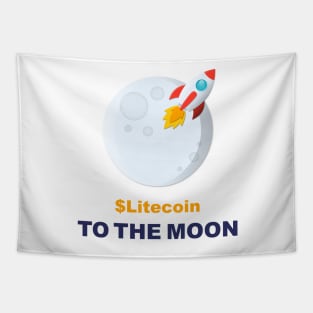 LTC Fly to the moon Tapestry
