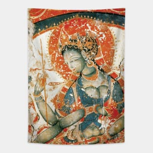 Green Tara painting Tapestry