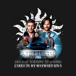 Supernatural Family dont end with Blood 3W T-Shirt