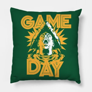 Cheesy Football Fan Game Day Pillow