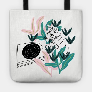 Cat DJ Tote