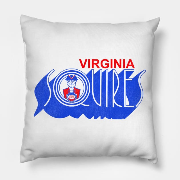 Defunct Virginia Squires Basketball Pillow by Defunctland