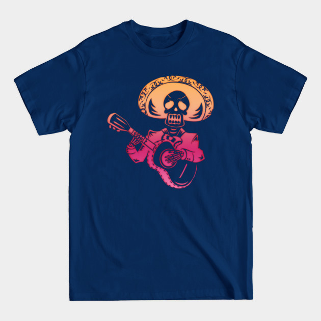 Singing skull - Skull Day Of The Dead - T-Shirt