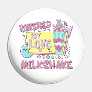 Milkshake Retro 80s 90s Couples Who Loves Milkshakes Pin