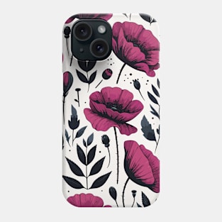 Poppy Flower Phone Case