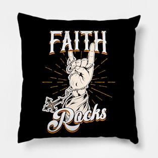 Faith Rocks Pillow