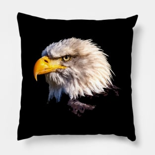 Eagle Waterpixels Pillow