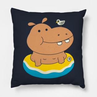 Hippo Vacation Pillow