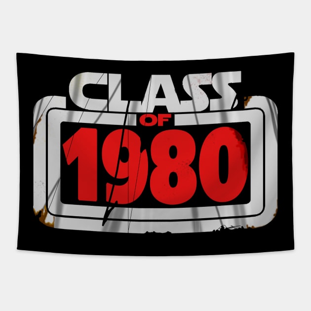 Class Of 1980 (Distressed) Tapestry by Vandalay Industries