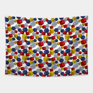 Cubes pattern Tapestry