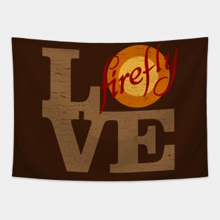 LOVE Firefly Tapestry