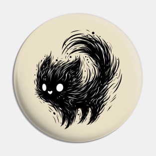 Scaredy cat Pin