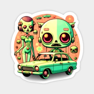 Zombi Boss and THe Dead Queen Magnet